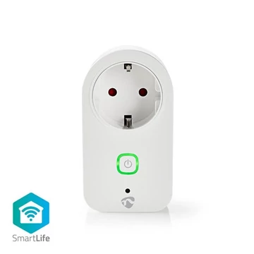 Nedis Okoskonnektor Fogyasztásmérővel WIFIP120FWT Nedis Okoskonnektor Fogyasztásmérővel WIFIP120FWT