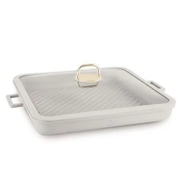 Berlinger Haus Sahara Collection négyszögletes indukciós grill serpenyő fedéllel BH/7790