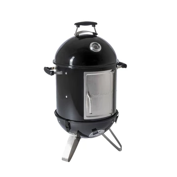 Barbecook Oskar S zománcozott füstölő és grill, fekete, átmérő 40cm BC-SMO-5017