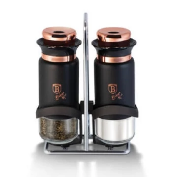 Berlinger Haus Black Rosegold Collection Só, Borsszóró állvánnyal BH/1994 Berlinger Haus Black Rosegold Collection Só, Borsszóró állvánnyal BH/1994