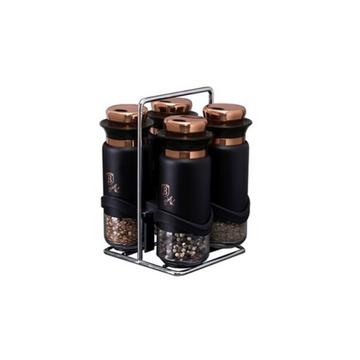 Berlinger Haus Black Rosegold Collection 5 részes fűszertartó szett BH/1999