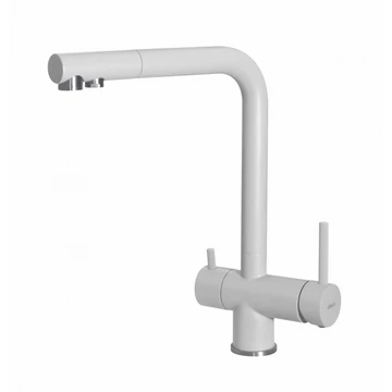 ELLECI Tourmaline mosogató csaptelep Bianco