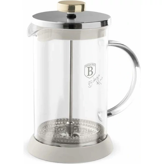 Berlinger Haus Sahara Collection Dugattyús kávé és teafőző, 800 ml, matt krém BH/8587