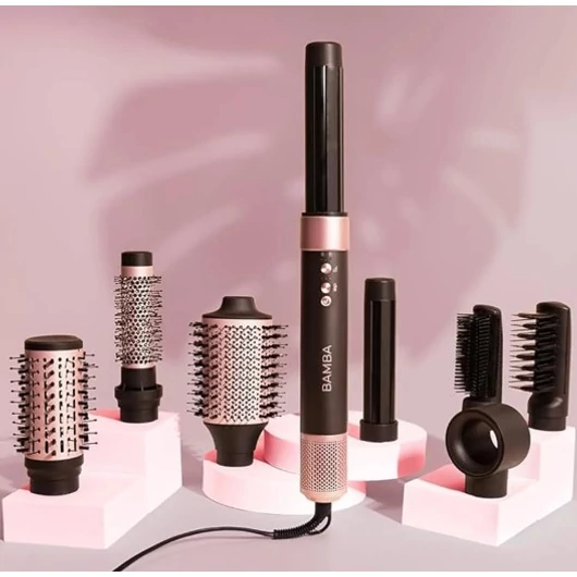 Cecotec Bamba CeramicCare AirGlam Black - Hajformázó és hajszárító / 03464