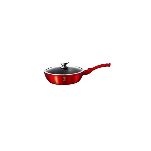 Berlinger Haus Metallic Burgundy Line Mély serpenyő fedővel, 32 cm BH/1261