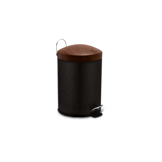 Berlinger Haus Ebony Rosewood Line rozsdamentes szemetes, 5 L, fekete/rózsafa BH/6448