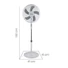 Kép 3/3 - ARDES - Álló ventilátor 40cm - 5BR41PB