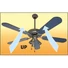 Kép 3/4 - Home CF 1300 L mennyezeti ventilátor lámpával (3db-GU10 Spot foglalat)
