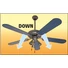 Kép 4/4 - Home CF 1300 L mennyezeti ventilátor lámpával (3db-GU10 Spot foglalat)