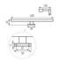 Kép 4/4 - Kanlux Astim 12W Led bútorra szerelhető lámpa, króm, NW 1010lm 60cm - 34935