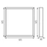 Kép 2/5 - Kanlux Blingo 34W 60x60cm led panel, természetes fehér, 4080Lm