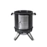 Kép 3/6 - Barbecook Oskar S zománcozott füstölő és grill, fekete, átmérő 40cm BC-SMO-5017
