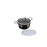 Kép 1/3 - Berlinger Haus Basalt Shine Collection, Titán bevonattal, kétféle fedővel, 24 cm BH/6653