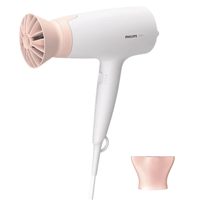 PHILIPS BHD300/10 3000 Series Hajszárító 1600W, fehér/pink