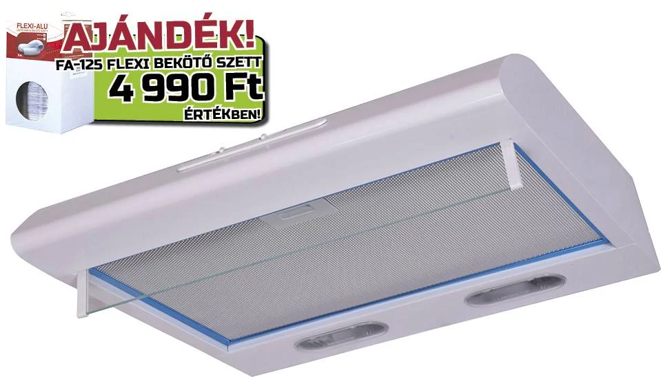 Davoline - Páraelszívó Olympia 160 ST WH fehér, 60cm + FA-125 flexi bekötőszett
