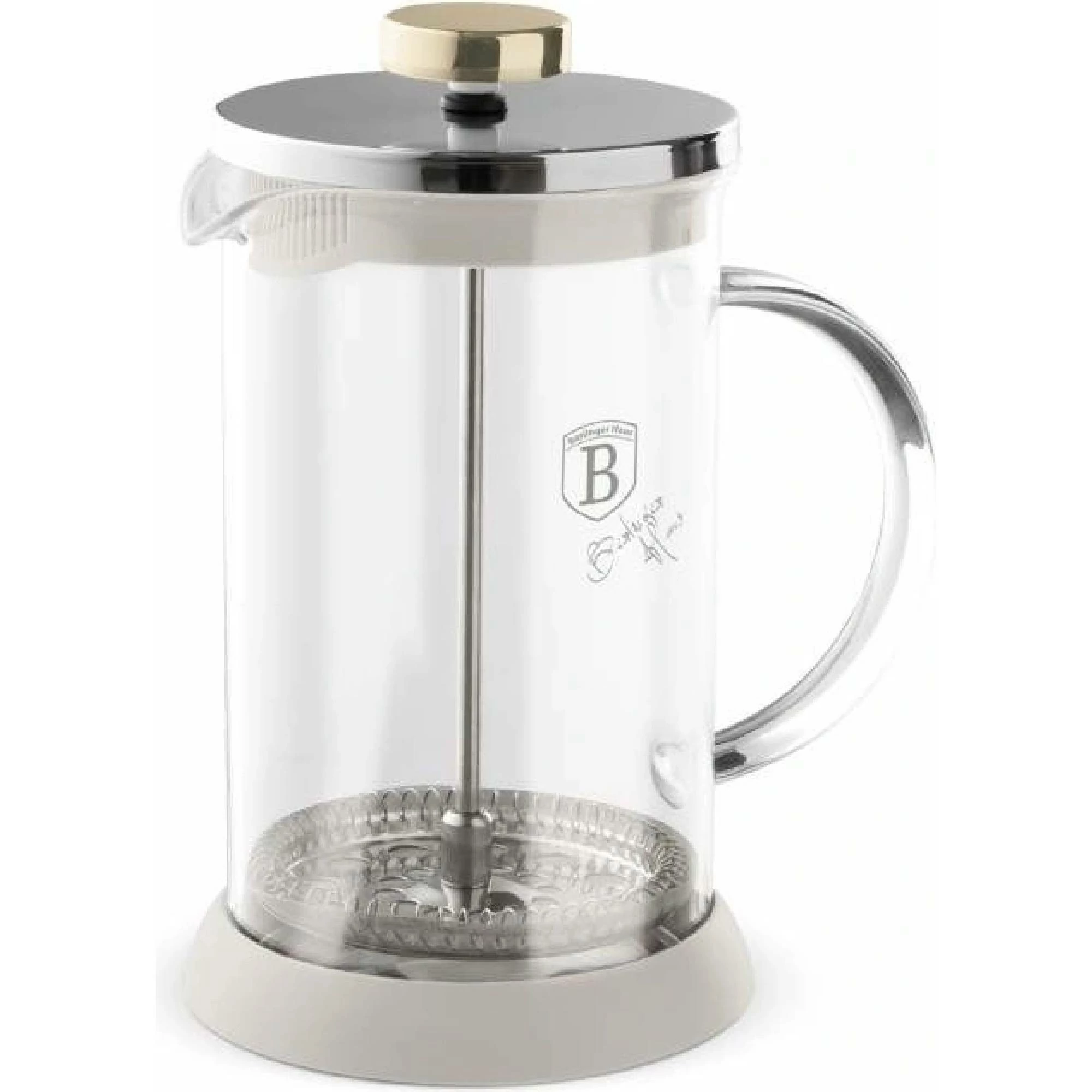 Berlinger Haus Sahara Collection Dugattyús kávé és teafőző, 800 ml, matt krém BH/8587