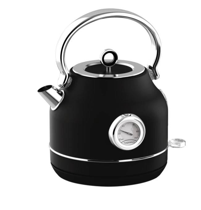 Berlinger Haus Matte Black Collection Vízforraló Analóg kijelzővel, 1,7L 2200W BH/9640