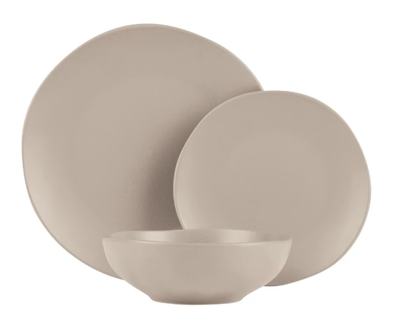 Berlinger Haus Sahara 18 részes porcelán kőhatású étkészlet BH/10022