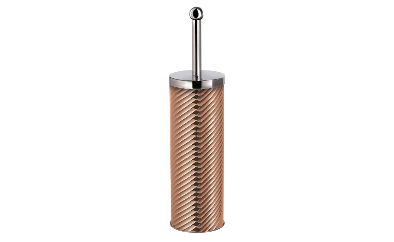 Berlinger Haus WC kefetartó metál külső bevonattal, Fekete Rosegold BH/6512